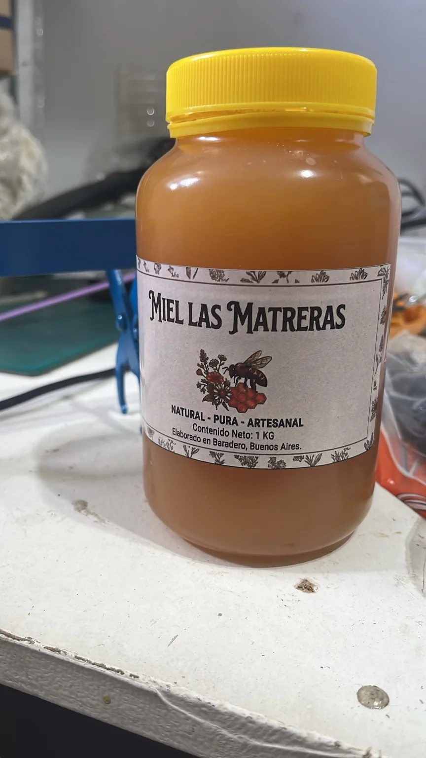 Frasco real de miel de un kilogramo