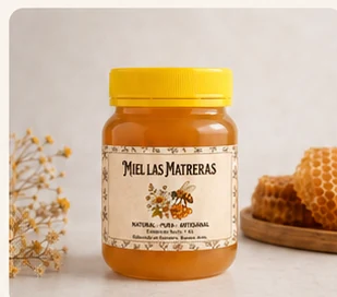 Frasco de miel de 250 gramos