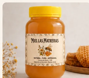 Frasco de miel de 500 gramos